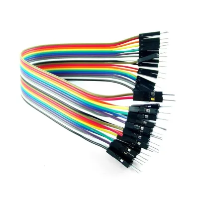 Male to Male Jumper Wire Connector 20PCS – Breadboard, Arduino, ESP32 & Robotics Project Cable