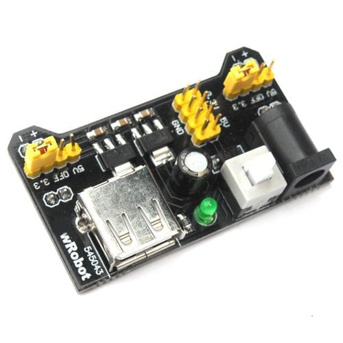 fritzing breadboard power supply