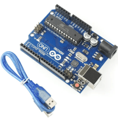 Arduino Uno R3 (DIP ATmega328) – Original Layout Microcontroller Board with USB Cable | Arduino Uno R3 (DIP ATmega328) – ডিপ চিপসহ মাইক্রোকন্ট্রোলার বোর্ড, USB কেবলসহ