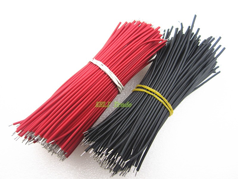 Breadboard Jumper Cable Wires Tinned 0.96cm 20pcs - Robotech Shop