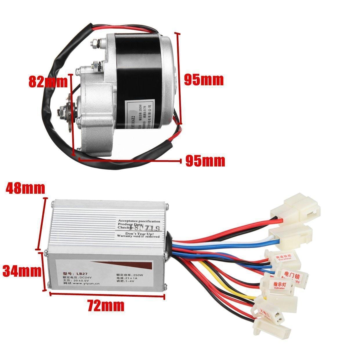 Electric cycle best sale motor kit price