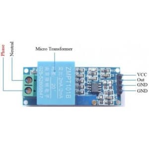 ZMPT101B AC Output Voltage Sensor Module 2mA Single Phase Voltage Transformer 9 3 25