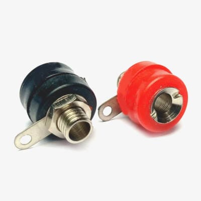 Banana Plug Socket 4mm- 1pair red and black