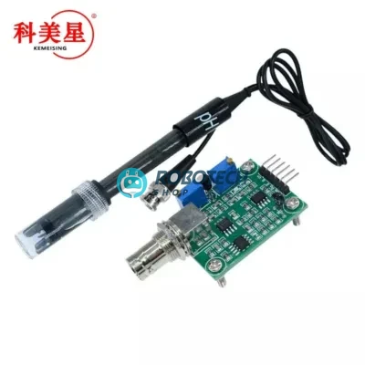 pH Sensor Probe with Signal Conditioning Module – BNC pH Meter Kit for Arduino & ESP32