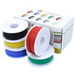 Silicone Wire 30AWG 30 Gauge Flexible Tinned Copper Wire -1ft 31 6910d30f706083d281250d7558ed0f0e