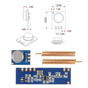 433MHz ASK Module – STX882 Transmitter/Receiver with 100m RF Range and SRX882 Antenna Module 7 71 UOamJmL