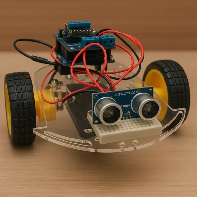 Obstacle Avoiding Robot Kit – Arduino Smart Car DIY Robotics Kit