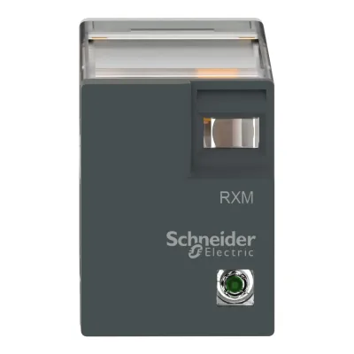 Schneider RXM4LB2 4-Pole Miniature Power Relay with Plug-in Terminals and Operation Indicator 14PIN