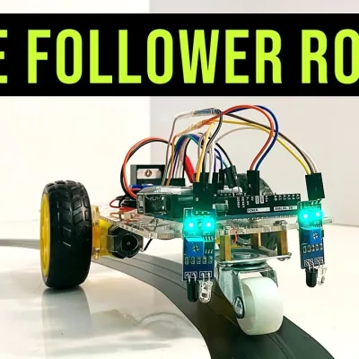 Line Follower Robot Car Basic Kit for Beginners