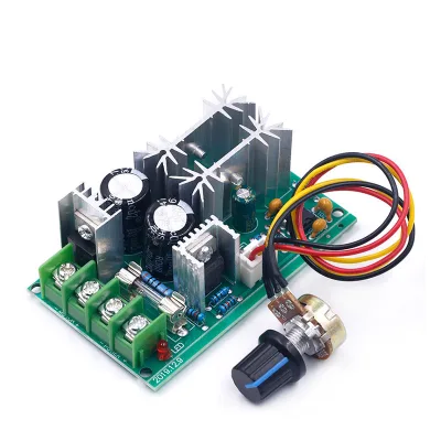 DC Motor Speed Controller 10V-60V 20A PWM Adjustable Regulator Switch