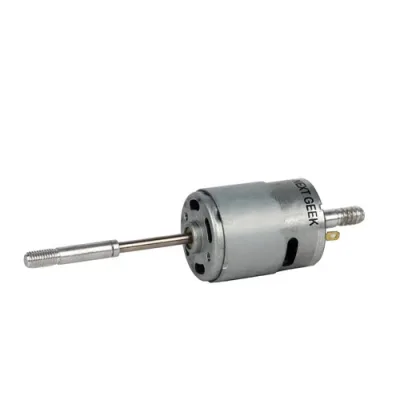RS555 12V DC Motor for Oscillating Fans – 15W Extended Shaft