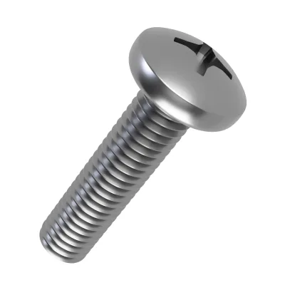 M3 Round Head Scew with Nuts (10 PCS)