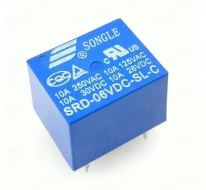 6V DC Relay Mini 6V 10 A DC Relay 6 Relay 5Pin 6V 10A 1280x720 1
