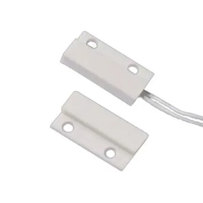 Magnetic Reed Switch Door Sensor with Wire MC-38A Surface-Mount Magnetic Alarm Sensor