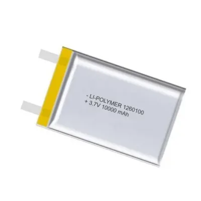 3.7V 10000mAh 1260110 Lithium Polymer Battery Li-Po Battery Cell – Slim, Lightweight, and Long-Lasting Power Solution for DIY Projects, Robotics, Portable Devices.