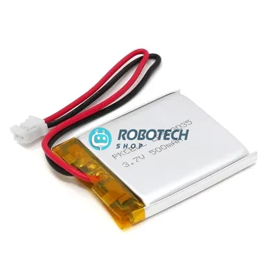 3.7V 500mAh Li-Po Rechargeable Battery – 1S Lithium Polymer Cell