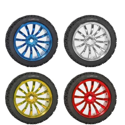 65mm Rubber Wheel With Metal Rim 4pcs Set For Robo-fights and Robosoccer