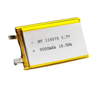 3.7V 5000mAh 115570 Rechargeable LiPo Battery– High-Capacity Power for Drones, Power Banks & Portable Electronics”