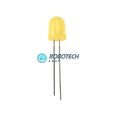8mm Yellow LED Light for DIY | Hobby | Automation and Arduino Projects- 10 pcs