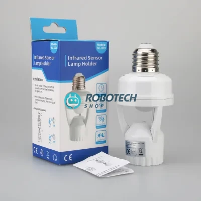Smart PIR Motion Sensor LED Lamp B22| Pin Type Holder  – Automatic On/Off Light Bulb Adapter with Adjustable Delay, AC 85–265V