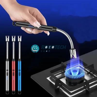 USB Rechargeable Arc Lighter | Flameless Plasma Electric Lighter for Kitchen, Candles & Outdoor Use