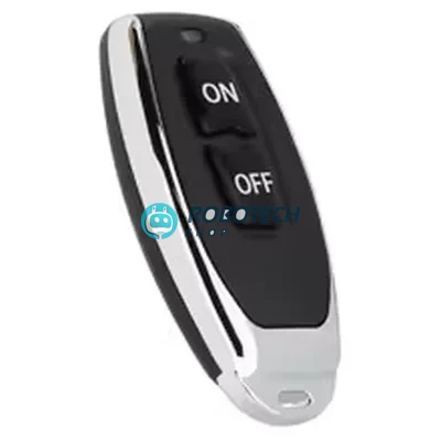 433 MHz Wireless RF Remote Control | 1-Button Transmitter for Relay & Home Automation (Remote Only)
