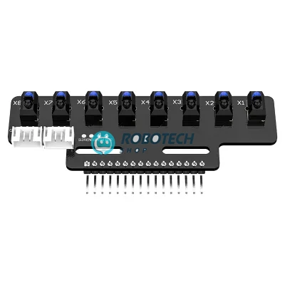 8-Channel Infrared Line Tracking Sensor Module with Automatic Calibration for Line Follower Robots