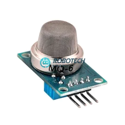 MQ-6 Gas Sensor Module - LPG, Butane, and Propane Leak Detector