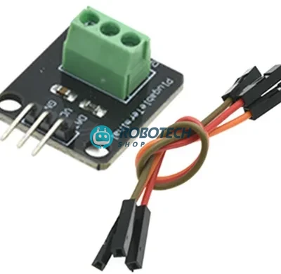 DS18B20 Temperature Sensor Interface Module (3-Pin, 1-Wire)