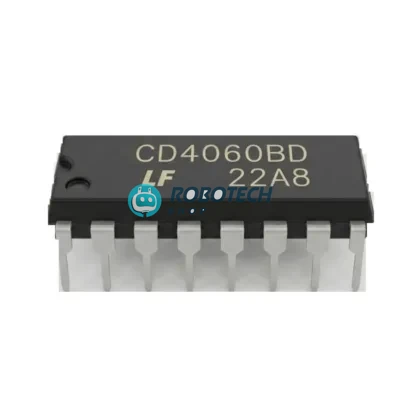 CD4060 Binary Counter and Oscillator IC (DIP-16 Package) for Timers & Frequency Dividers