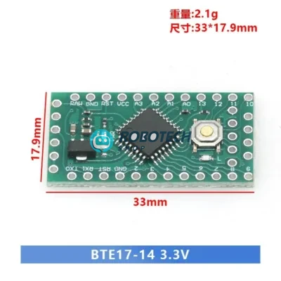 LGT8F328P-LQFP32 MiniEVB Arduino Compatible Development Board – Pro Mini Alternative