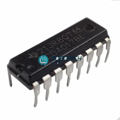 CD4017 Decade Counter IC – 16 Pin CMOS Counter / Divider IC