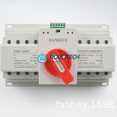 FANHEY 125A 4P Automatic Transfer Switch (ATS) – Dual Power Changeover Switch