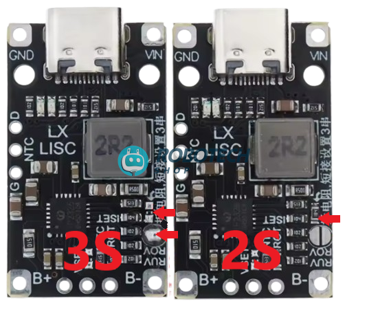 IP2326 Type-C 2S / 3S Lithium Battery Charger Module – 8.4V / 12.6V, Up to 1.5A 3 IP2326 Type-C 2S / 3S Lithium Battery Charger Module – 8.4V / 12.6V, Up to 1.5A - Image 3